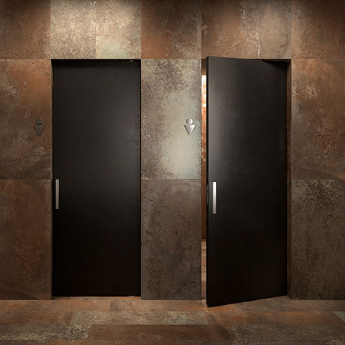 Rivestimento della collezione Melt, variante Oxid