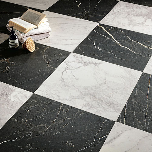 Pavimento della collezione Rêve, variante Noir