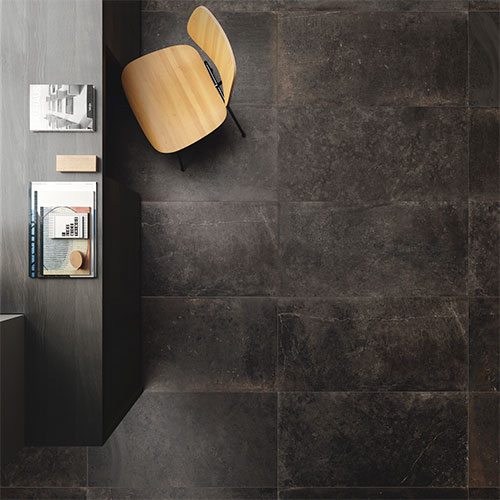 Pavimento della Collezione Stones, variante Black