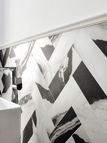 Rivestimento della collezione Symphony, variante Snow