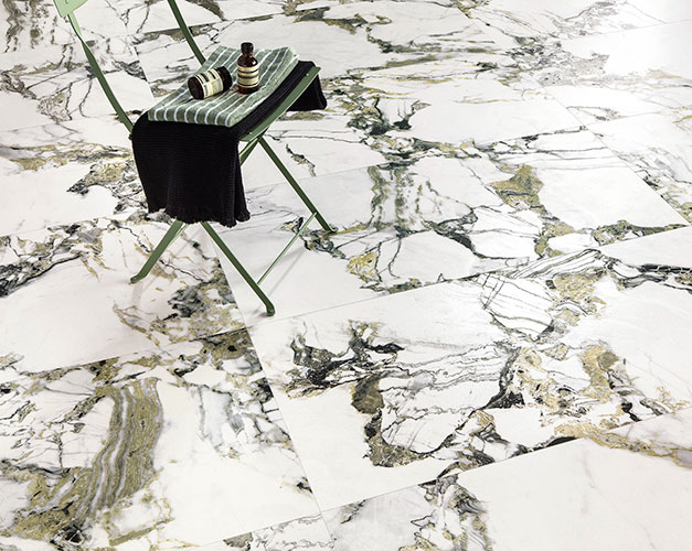 Pavimento della collezione Touché, variante Jade