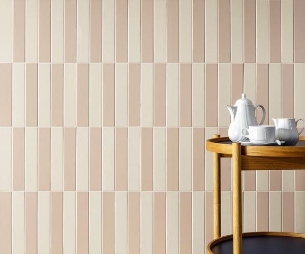 Rivestimento collezione Petali, variante Beige e Malva