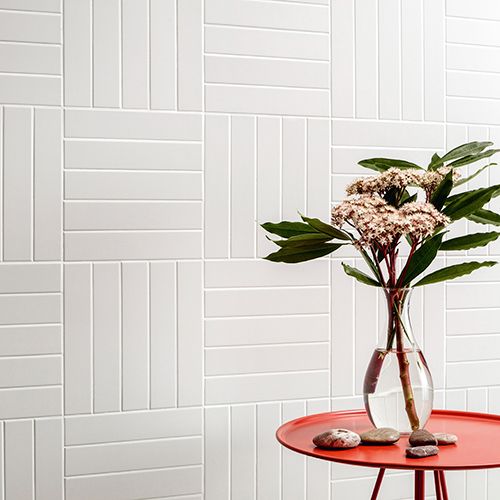 Rivestimento collezione Petali, variante Bianco