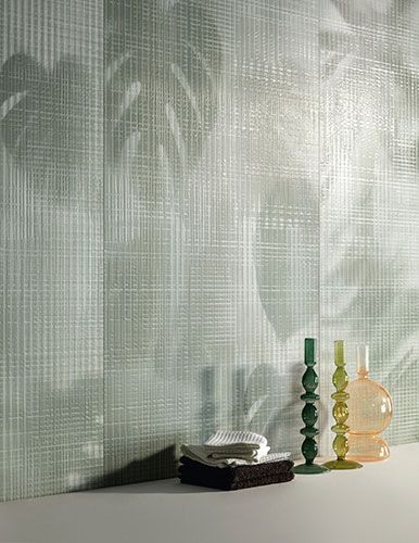 Rivestimento della Collezione Spring, variante Emerald Plants&Grass