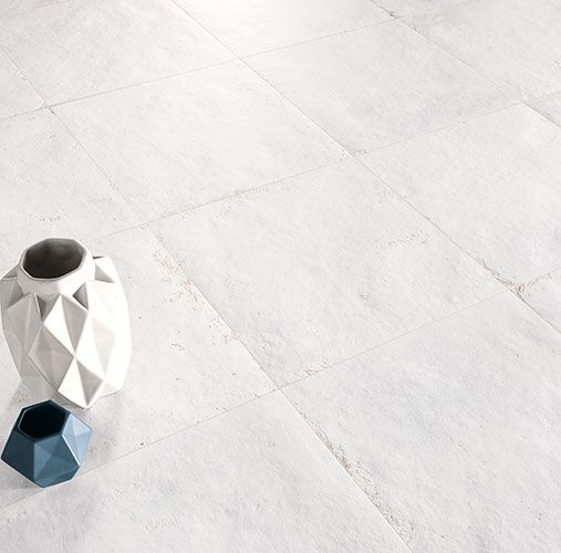 dettaglio pavimento variante Whitepastel, collezione Home effetto cotto
