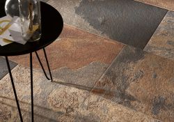 Particolare del pavimento collezione More