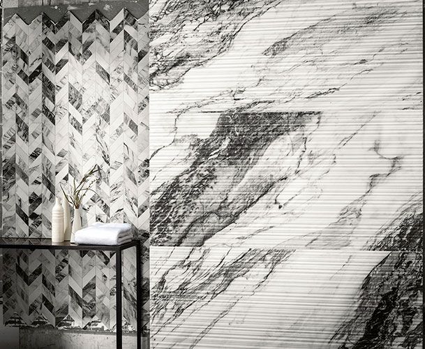 Rivestimento della collezione Touché, variante Zèbre