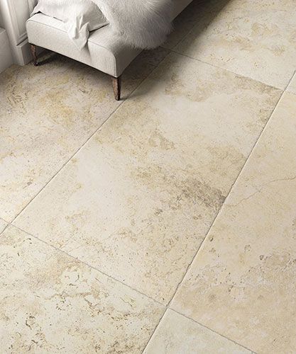 dettaglio del pavimento Golden della collezione Instone, effetto pietra.