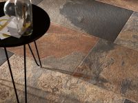 Particolare del pavimento collezione More