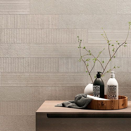 particolare rivestimento Pearl, serie Feel