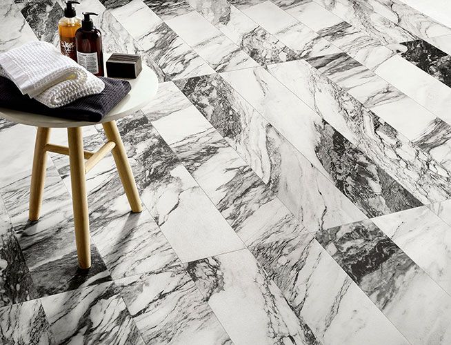 Pavimento della collezione Touché, variante Zèbre