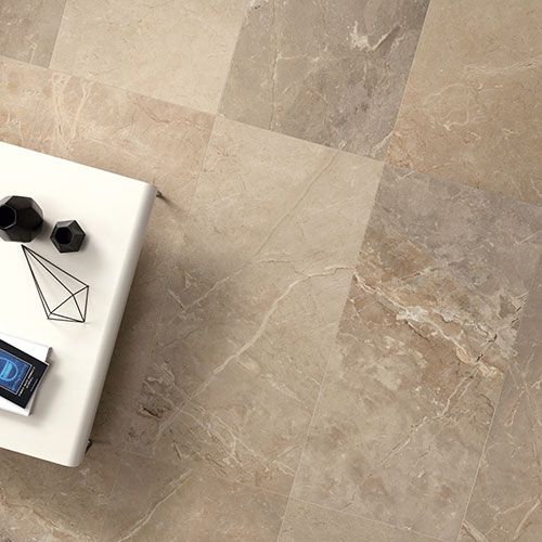 Immagine zenitale di pavimento della variante Beige, serie Golden Age